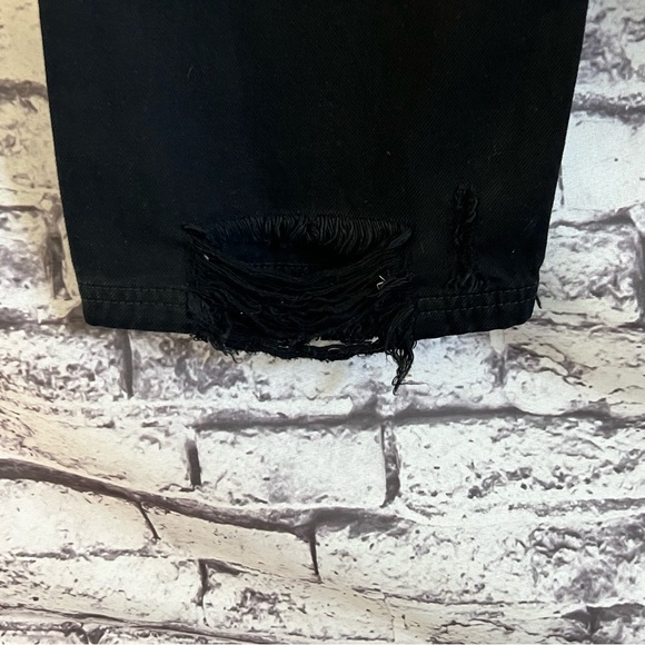 Free People x We The Free CRVY Straight Shooter Jean in Saturated Black Size 30 - Picture 11 of 12